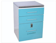 Mobile Adjustable Hospital Style Bedside Tray Table Cabinet
