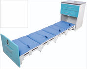 Mobile Adjustable Hospital Style Bedside Tray Table Cabinet